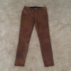 Free People leather leggings